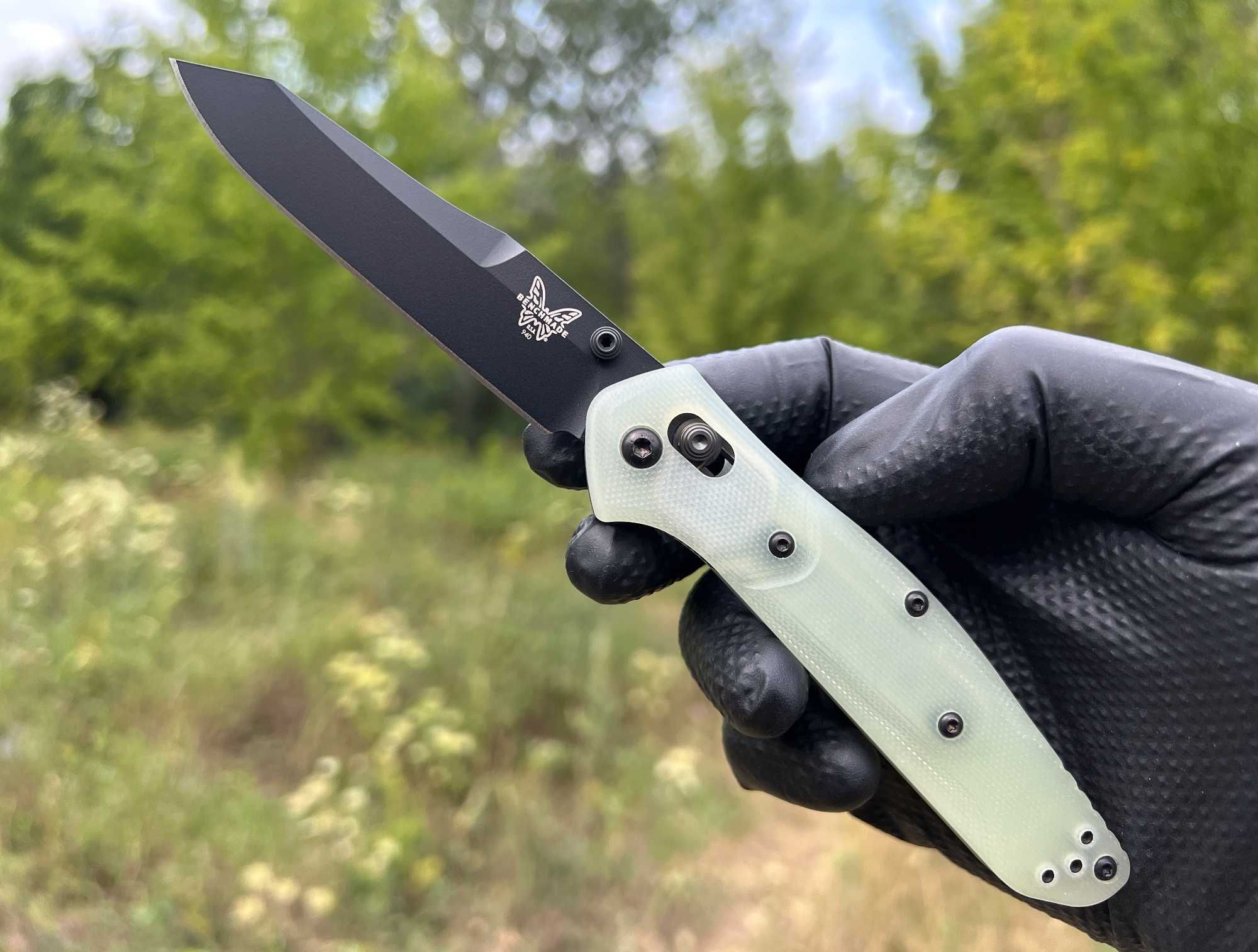 Складний ніж Benchmade 940 Osborne AXIS Lock Natural G-10 CPM M4