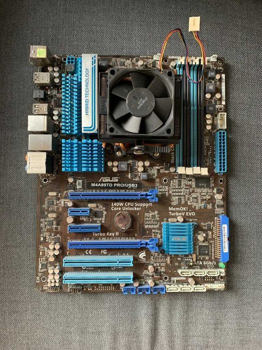 ASUS M4A89TD PRO/USB3 + AMD Phenom II X4 955