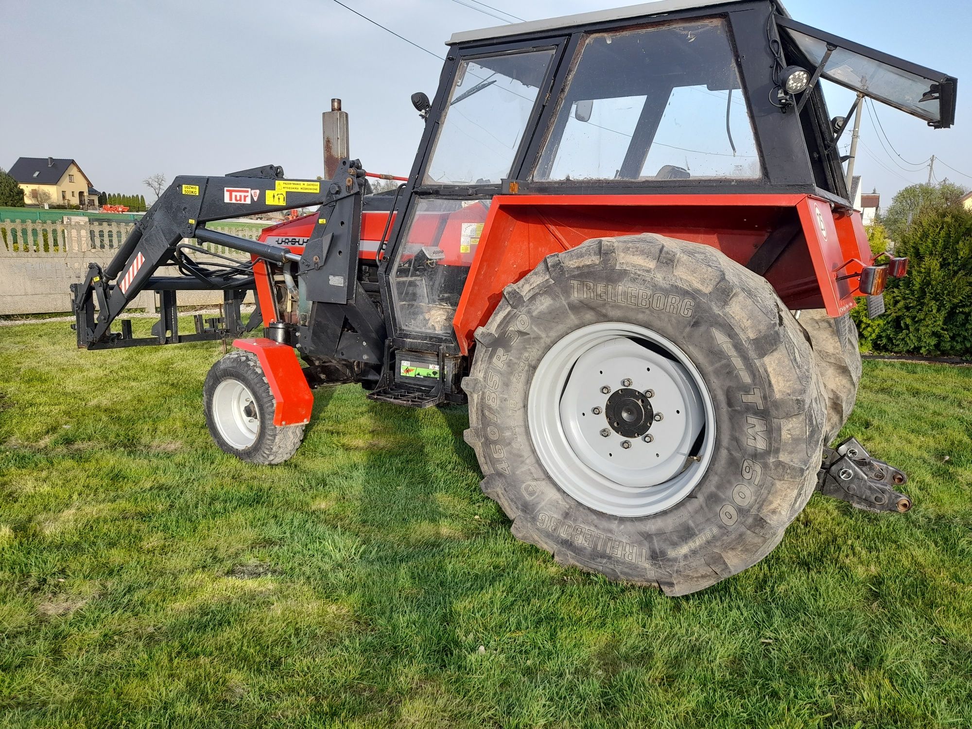 Ursus c 385 z turem po remoncie, zamiana zetor 8011