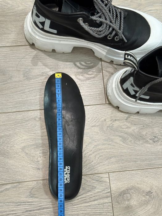 Шкіряні черевики  ботильйони Karl Lagerfeld KL43520 ОРИГІНАЛ! 39р.