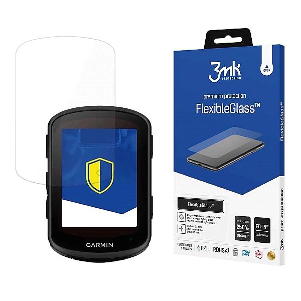Szkło hybrydowe 3mk FlexibleGlass™ na Garmin Edge 840
