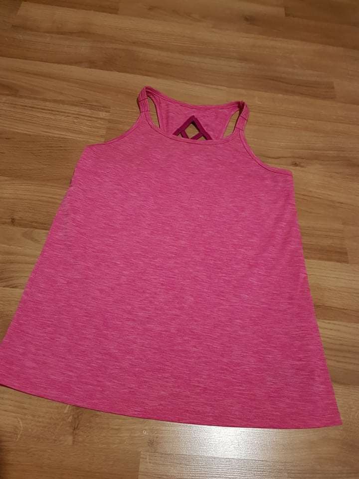 Różowa koszulka Champion XL (14-16)