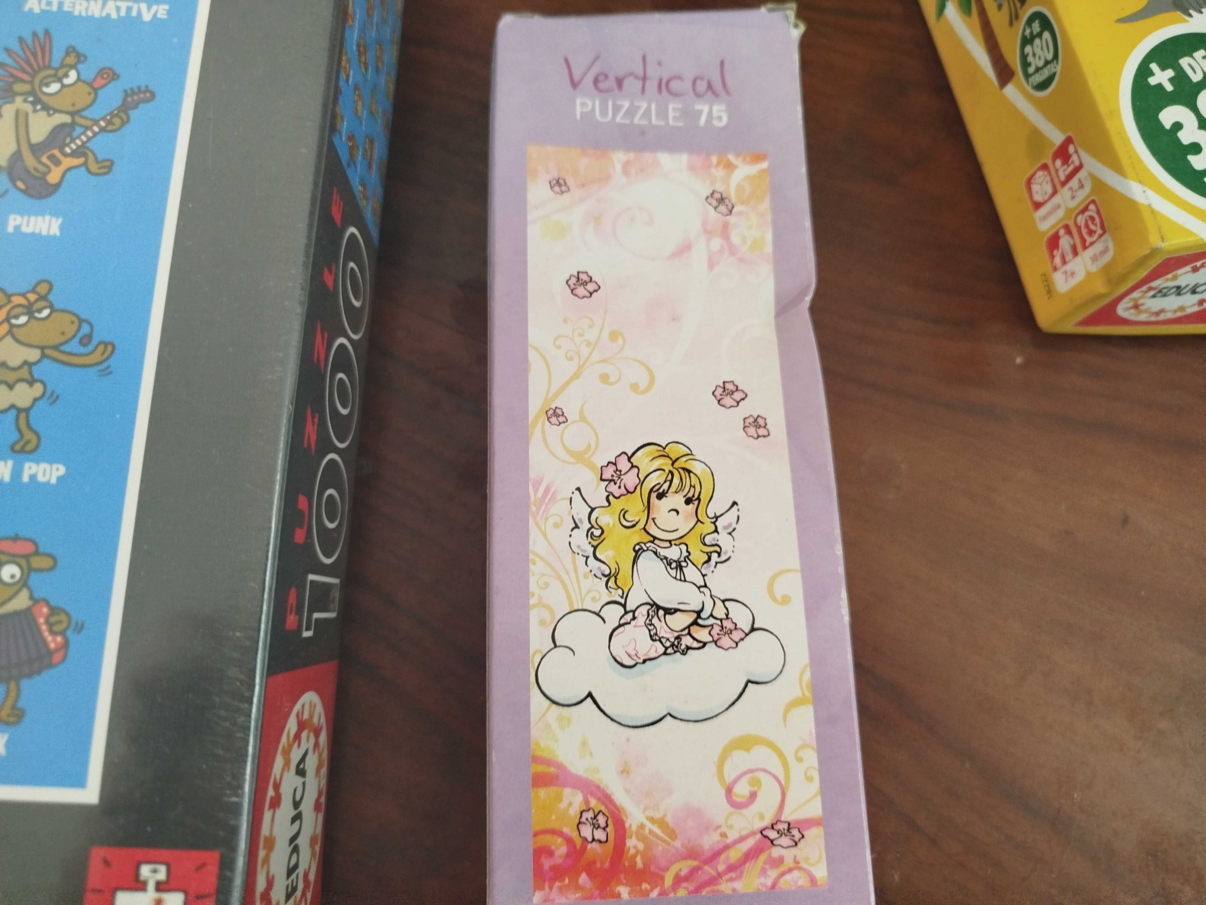 Vendo jogos e puzzles variados
