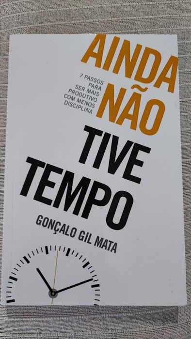 Livro "Ainda Não Tive Tempo"
