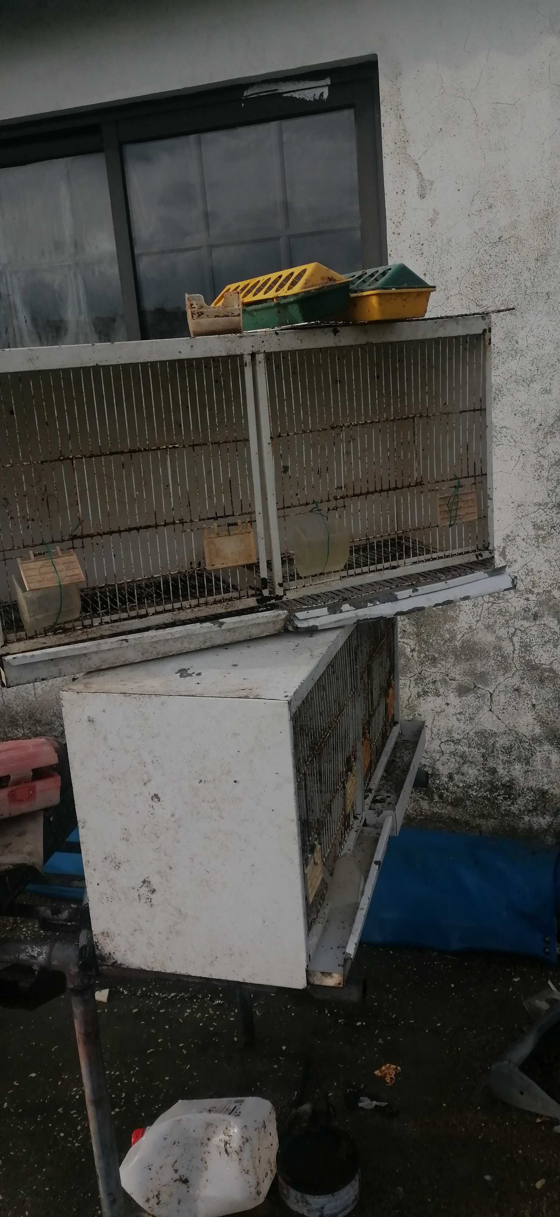 Gaiolas duplas e triplas de criação