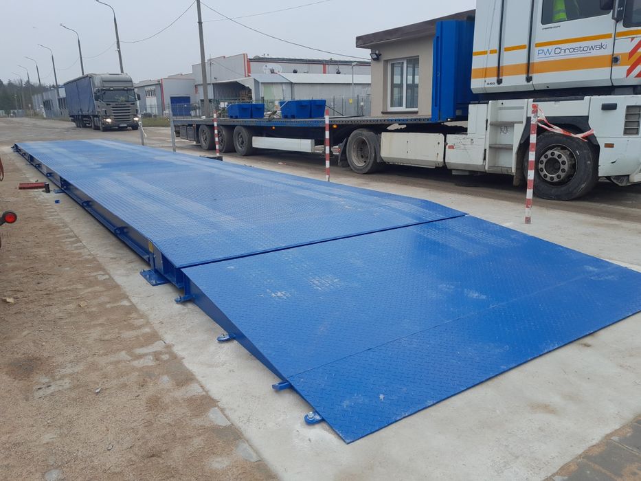 Waga samochodowa 18m 60t stalowa z najazdami