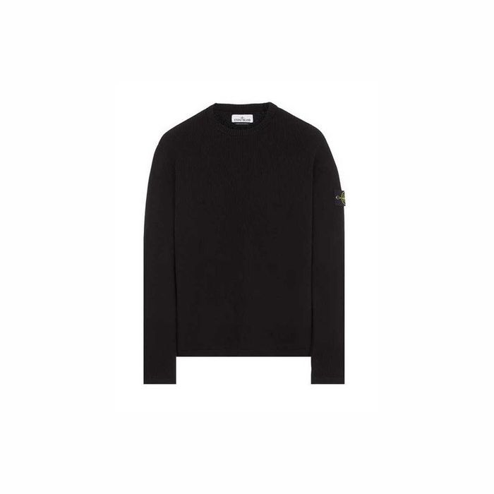 Светр STONE ISLAND 514D8 Ribbed Sweater Black SI0235-BK