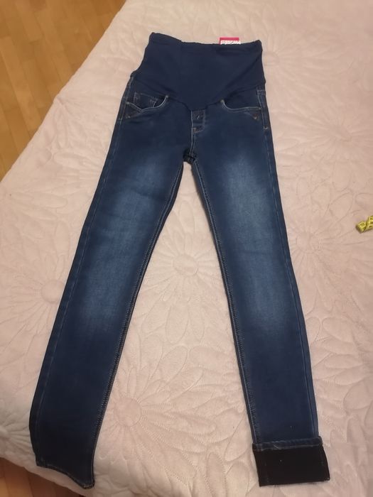 Джинси теплі  на флісі для вагітних