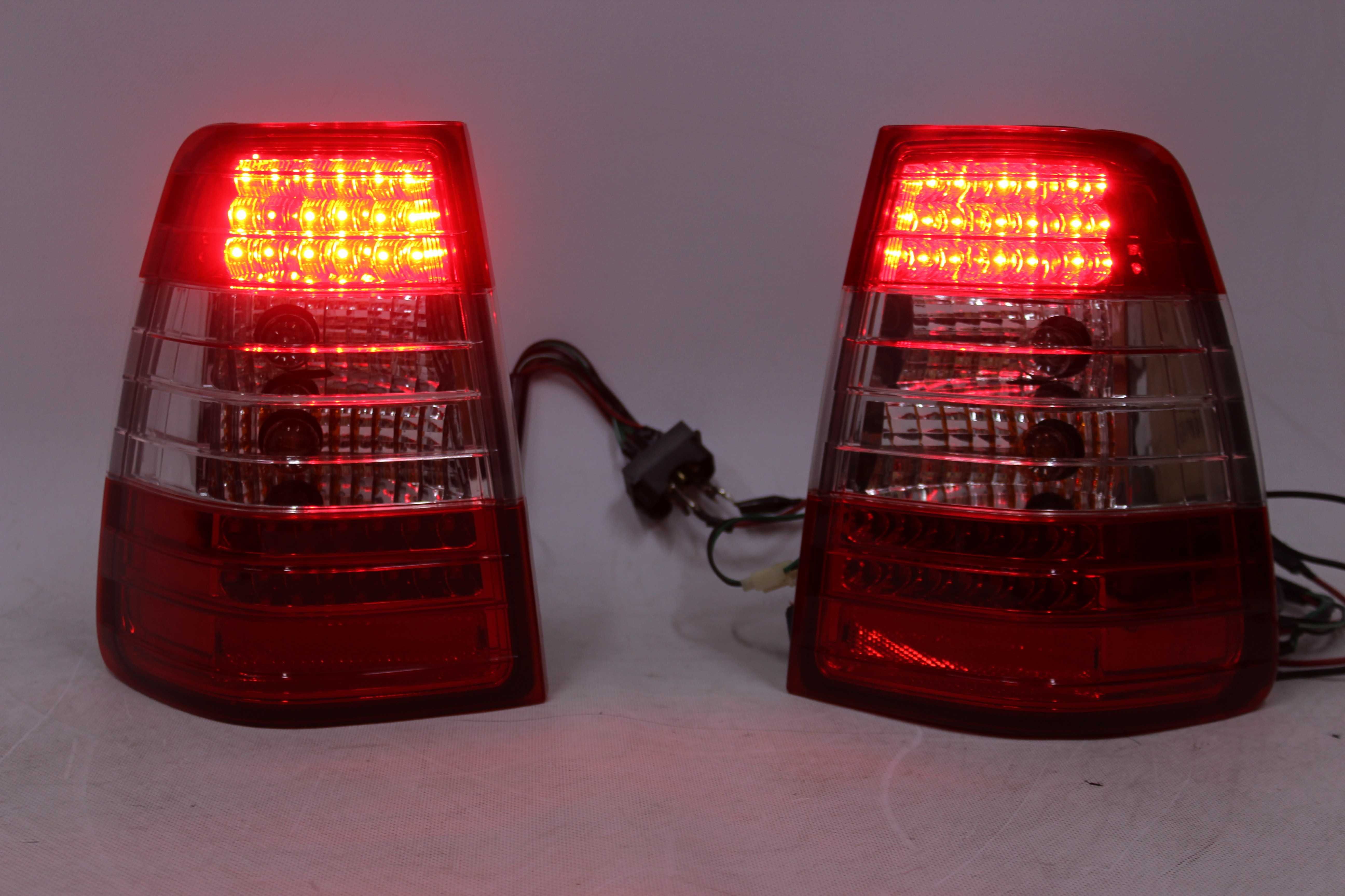 Lampy światła tył tylne MERCEDES W124 KOMBI 85-95 Led Tuning RED IGŁA