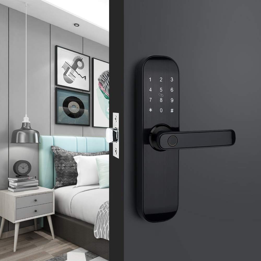 HAIFUAN M20 Bloqueio digital Bluetooth, desbloqueio com cartão, código