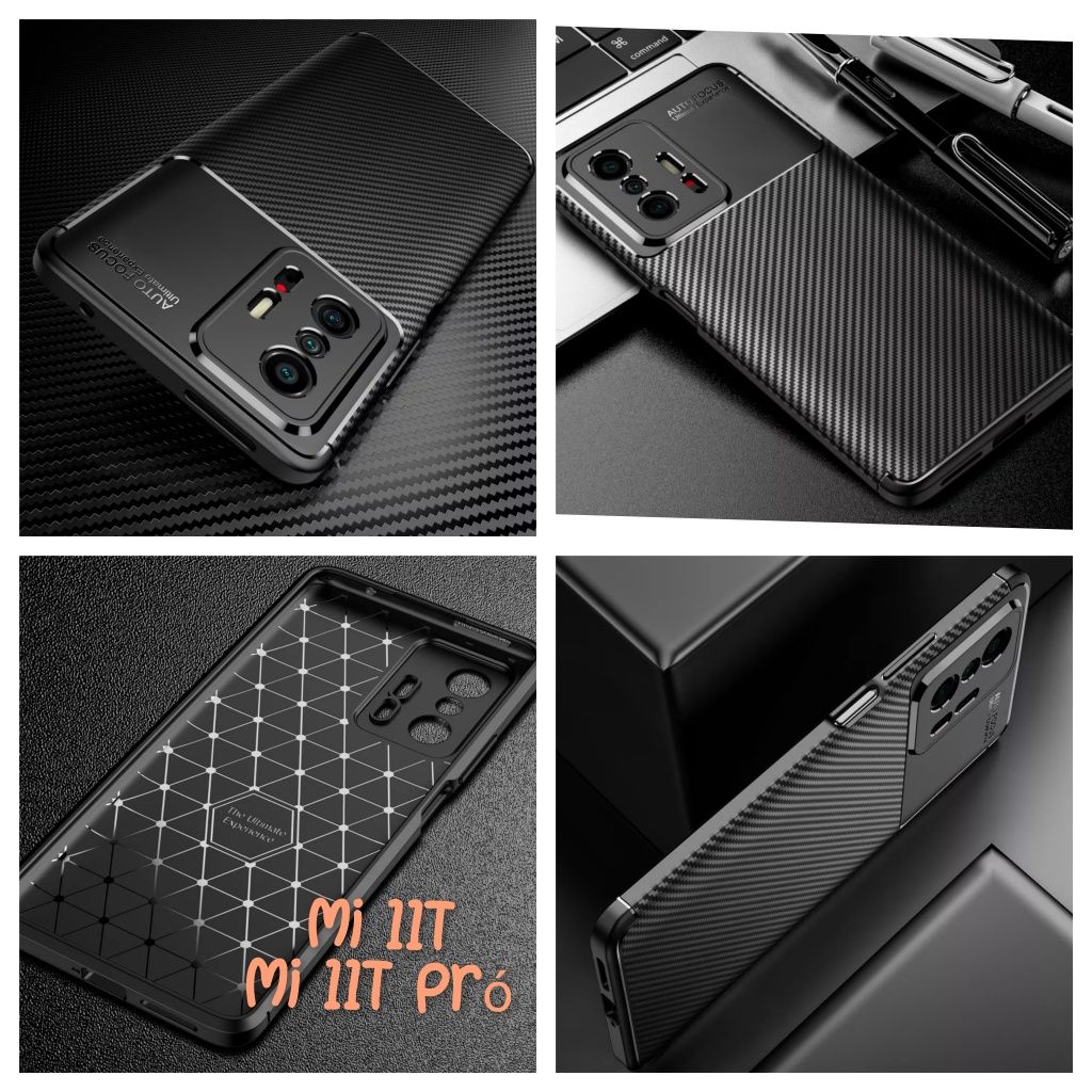 Capa T/ Fibra Carbono Xiaomi Mi 11T / Mi 11T Pró 5G / Mi 11 Lite