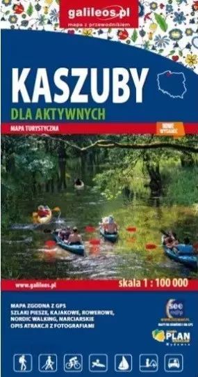 Kaszuby dla aktywnych. Mapa turystyczna, 1:100 000. Plan