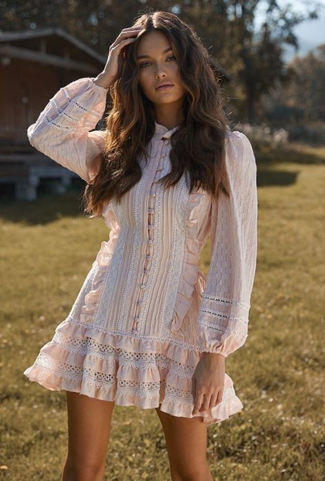 Lou sukienka Alma xs 34 w stylu boho róż