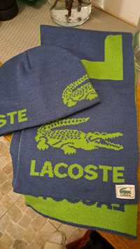 Lacoste komplet szalik czapka