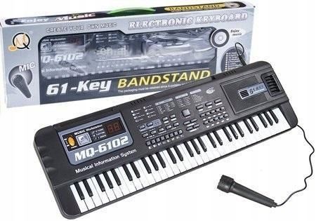 Keyboard Z Mikrofonem 61 Klawiszy, Leantoys