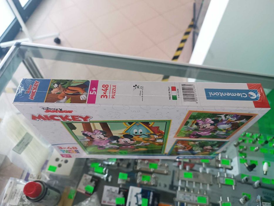 Puzzle Clementoni Mickey ClubHouse SuperColor 21x20,5cm 3x48 peças