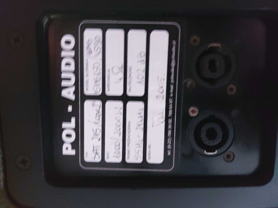 Kolumny PolAudio POL-AUDIO SAT 215 CX2 1200 BIG DISCO 15MB650 BMS4590!