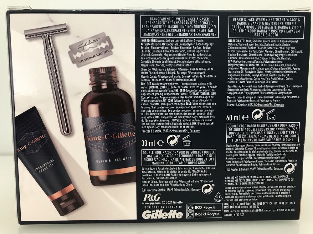King C. Gillette - Compact Styling Kit