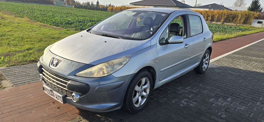 Peugeot 307 1.6HDI 2005r, LIFT 5 drzwi skóry