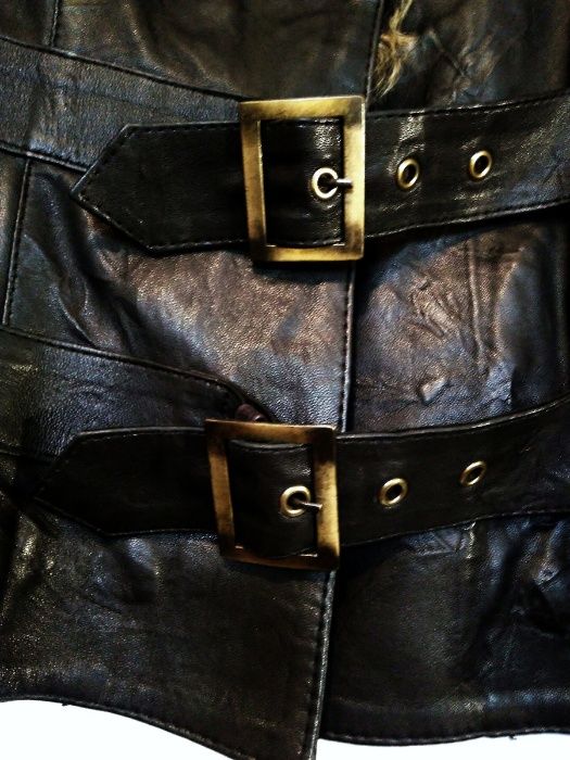 Куртка Franco Favori кожа премиум-класса мех ягненка размер 52
