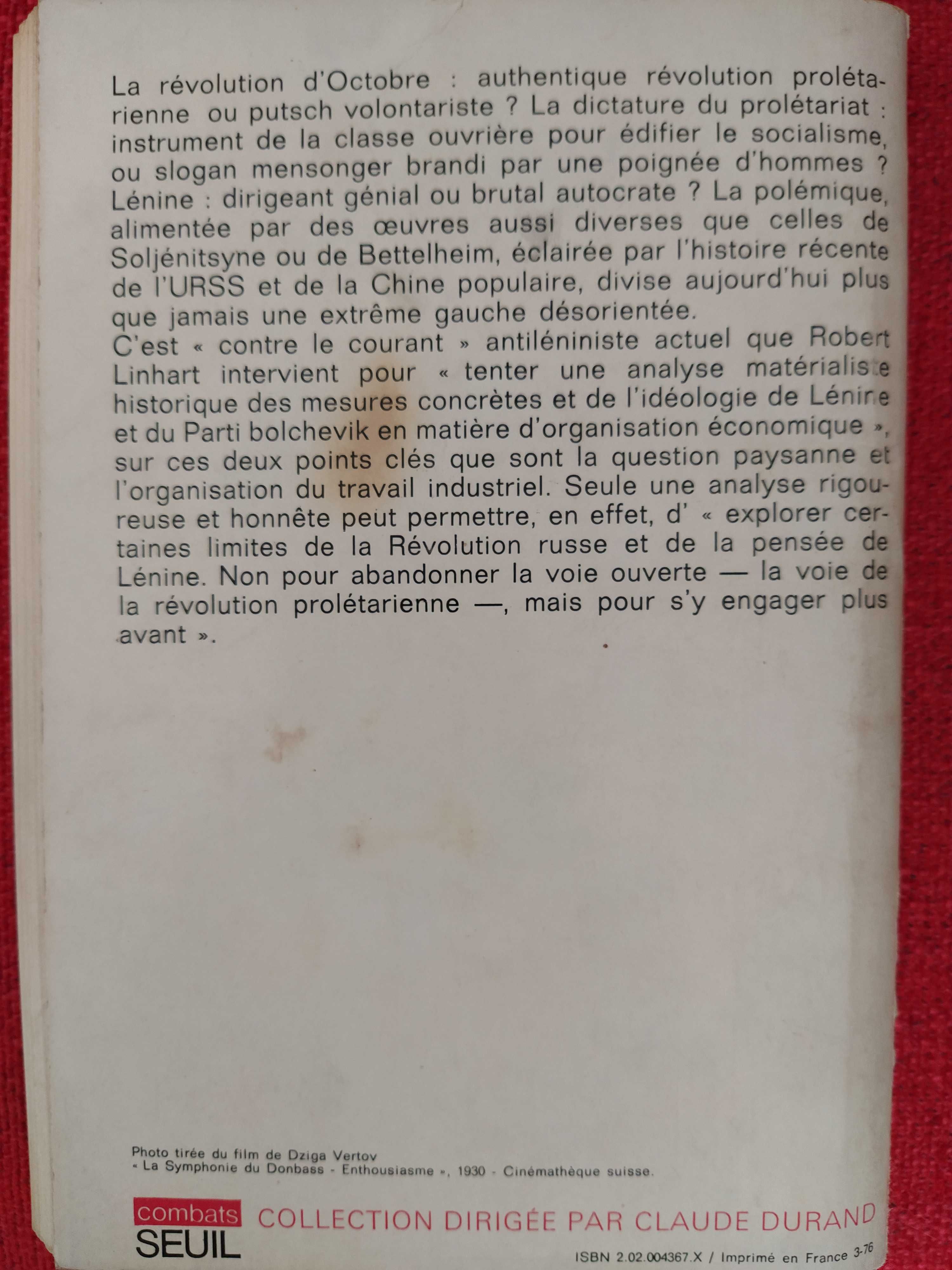 Lenine, Les Paysans, Taylor - Robert Linhart