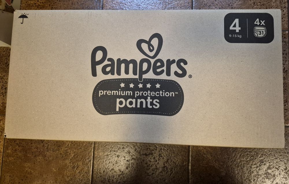 Pampers premium protection rozmiar 4. (124 sztuki)