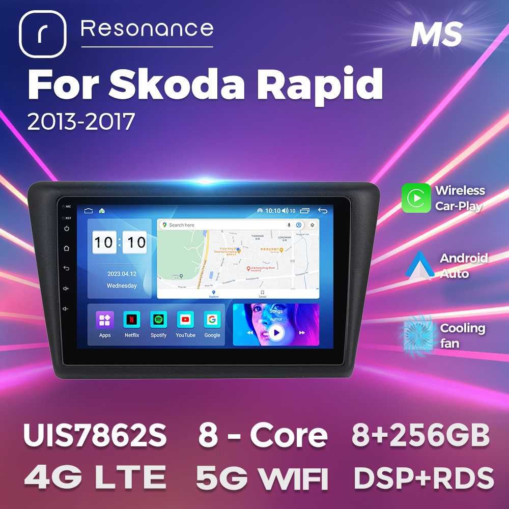 Штатна магнітола Skoda Rapid Android GPS навігація шкода рапід