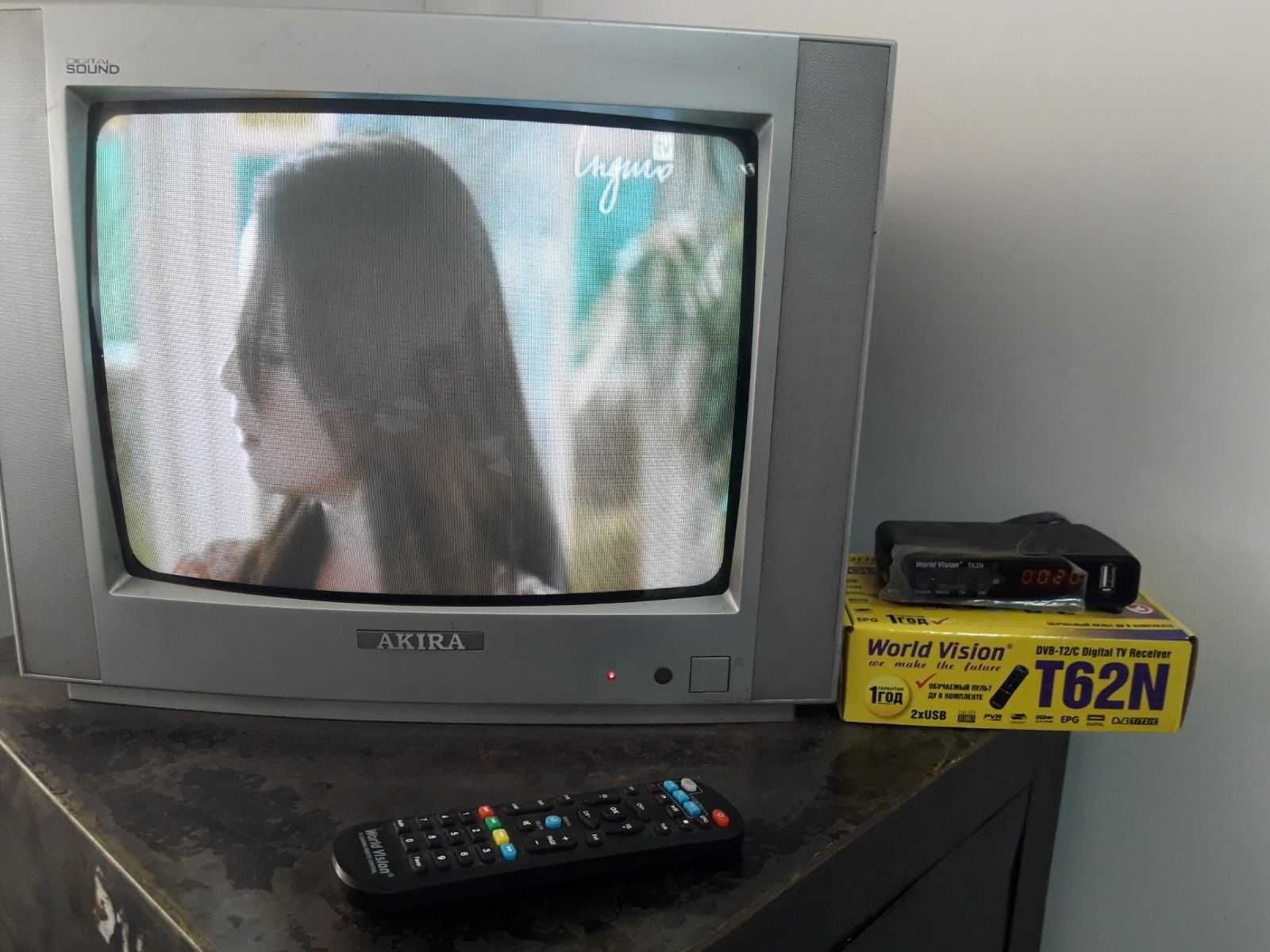 Телевизор Акiра в рабочем состоянии