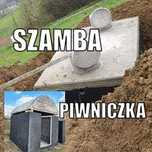 Szamba betonowe Zbiorniki betonowe Piwnice Kompleksowo z wykopem