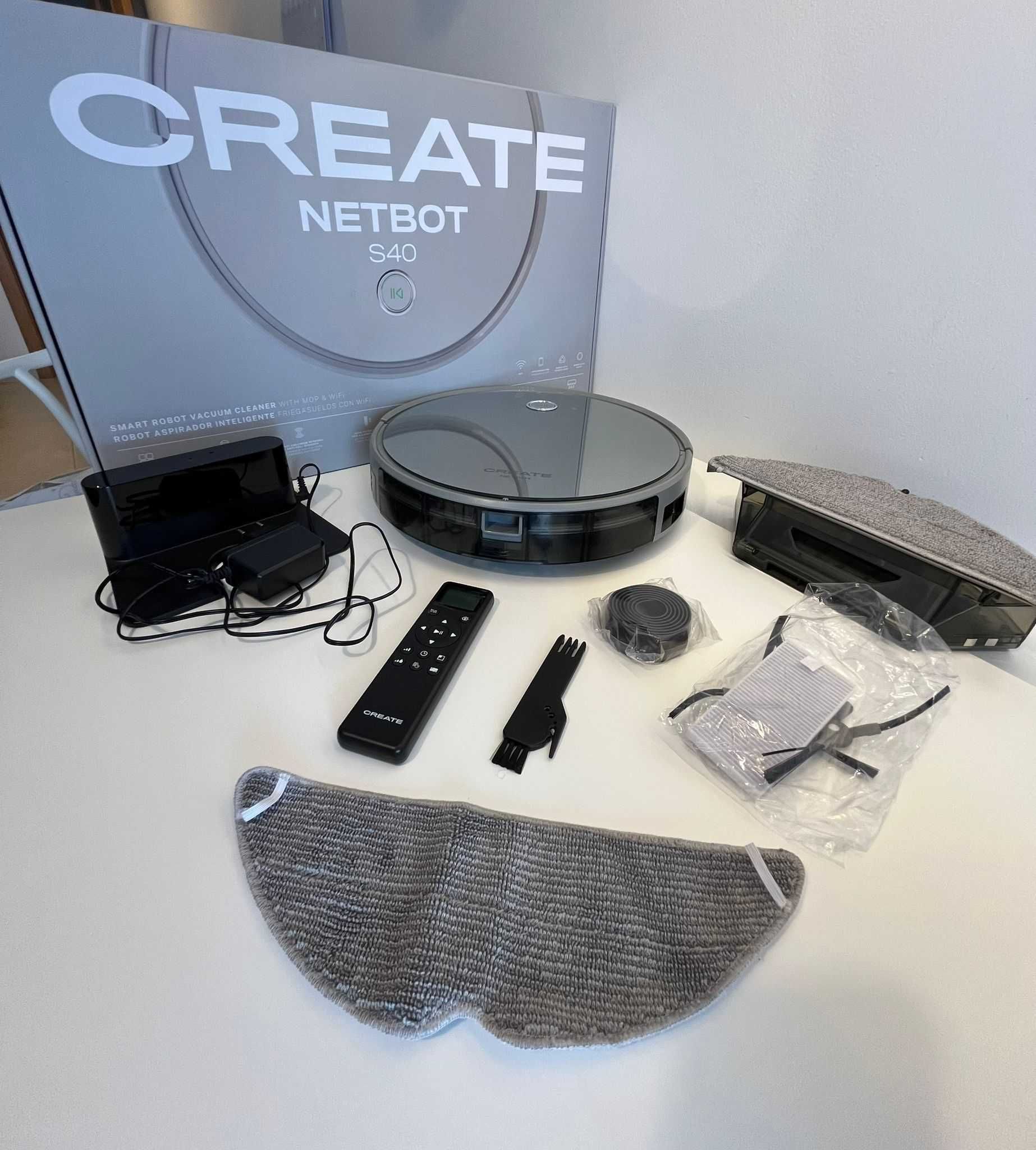 Robot Aspirador CREATE S40 como novo