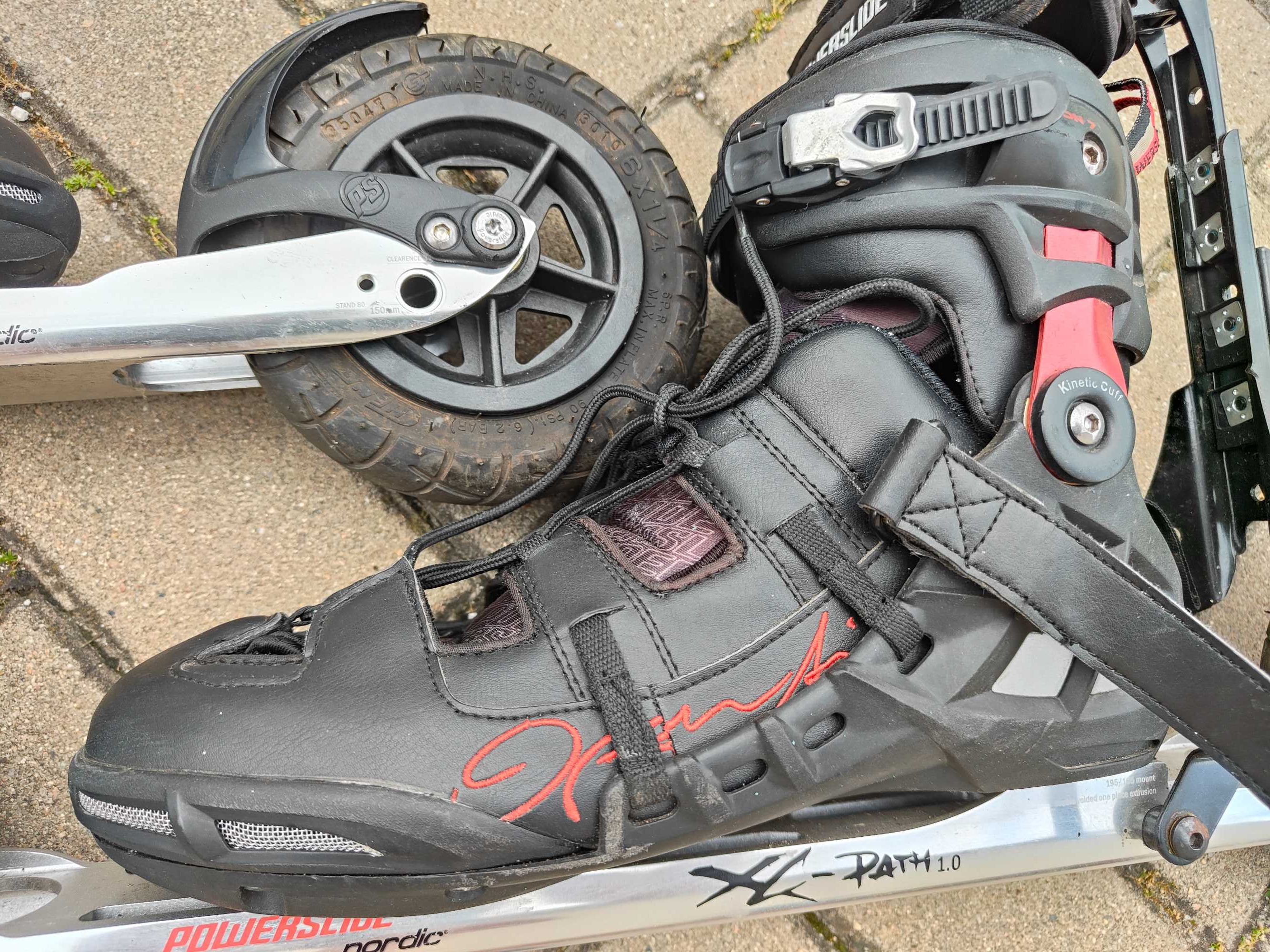 Rolki terenowe 46 Powerslide XC Path 1.0 Nartorolki rozmiar 46 (30 Cm)