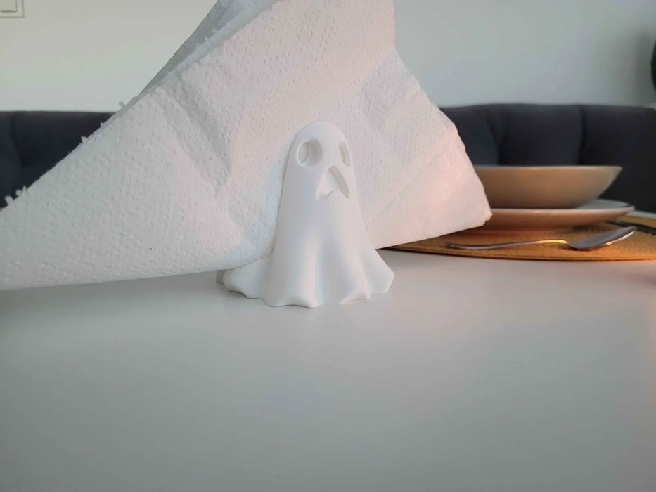 Suporte de Guardanapos Fantasma Halloween