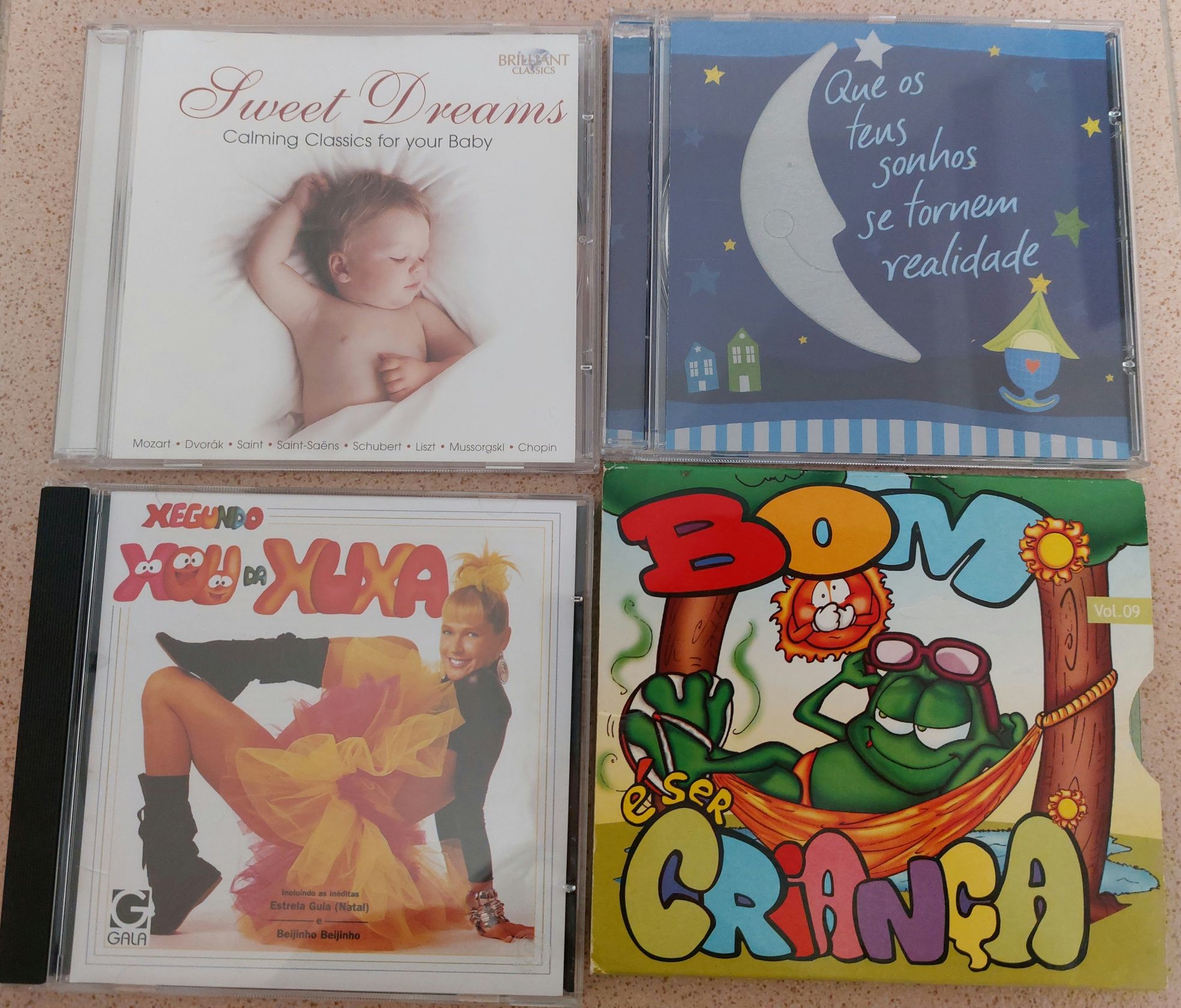 CD's para bebés e crianças