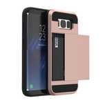 Case Card Slide Pancerne Etui Samsung Galaxy J5 2016 J510 (Rose Gold)