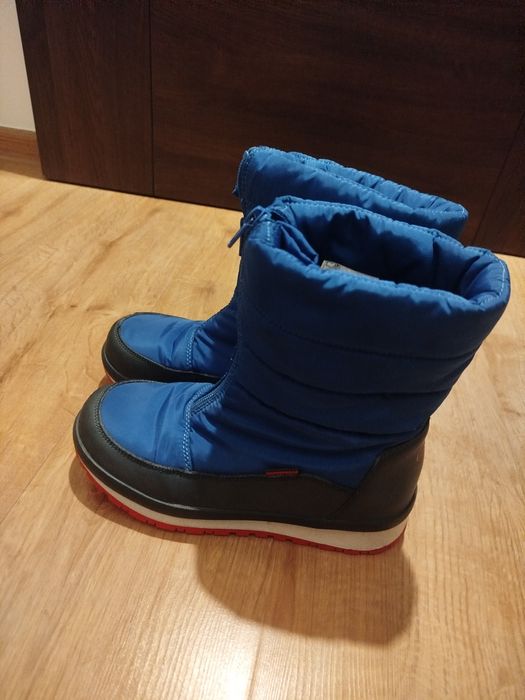 Śniegowce buty zimowe kozaki granatowe 37