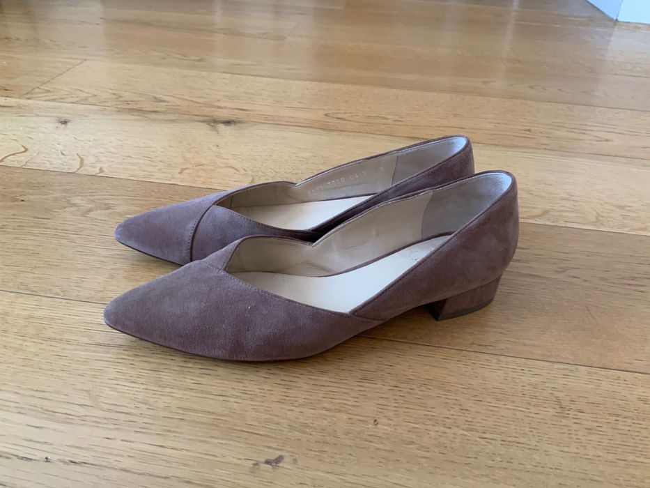 Wsuwki mokasyny HOGL zamszowe brązowe 36 Warszawa