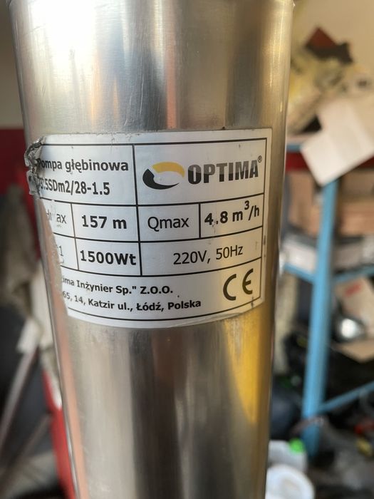 Насос глубінний оптіма Optima 157m 4.8 куба/ч