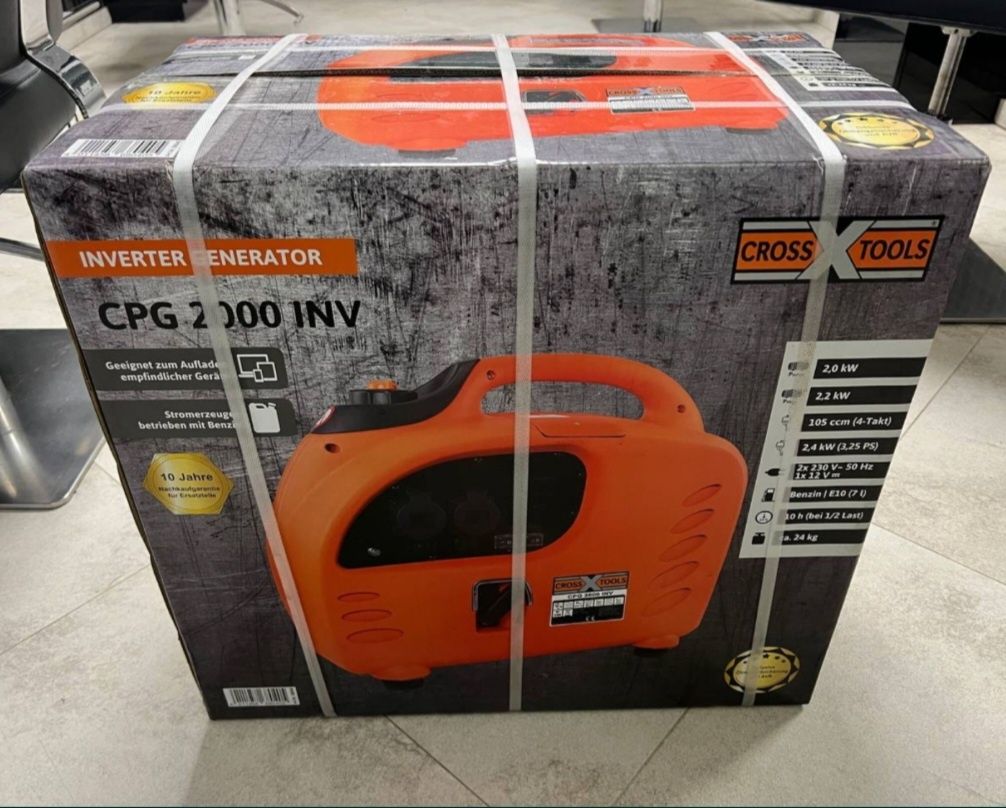 Німецький інверторний генератор Cross Tools CPG 2000 Inv на 2.4 Квт