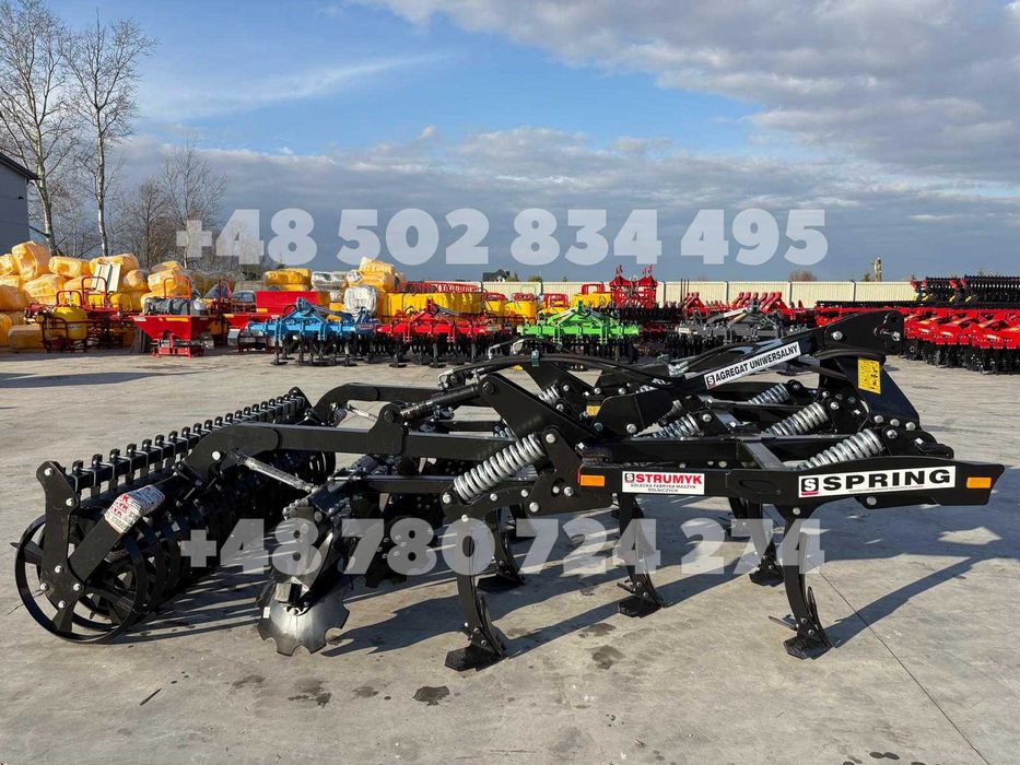 bezorkowy/2m/2,4m/3m SPRING AGREGAT podorywkowo-orkowy/brona/gruber