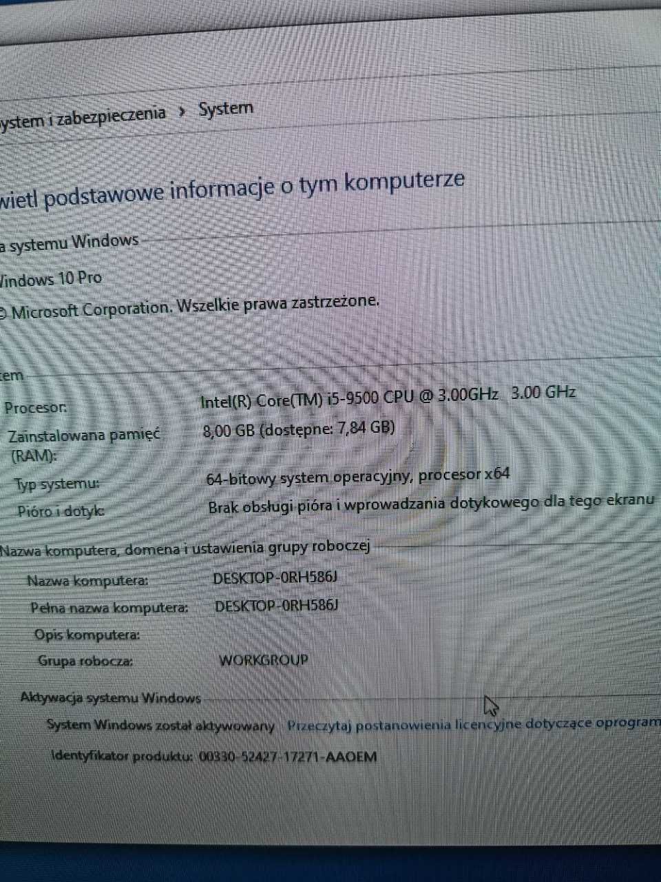 Lenovo M920s i5 9500 3.0 8GB DDR4 RAM 256GB M.2 NVMe