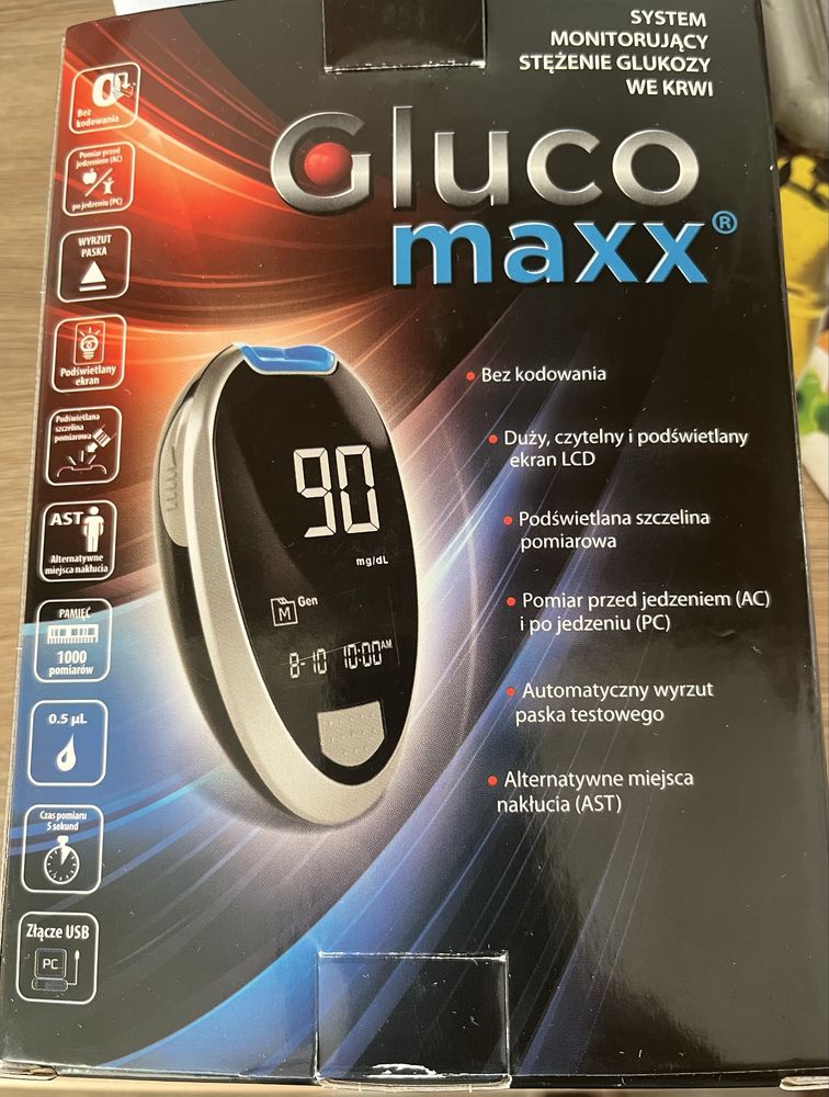 Gluco Max - przyrzad do badania glukozy we krwi