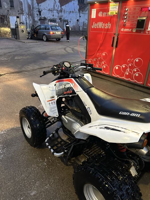 Can-Am 250 DS, sportowy wydech FMF, homologacja doinwestowany