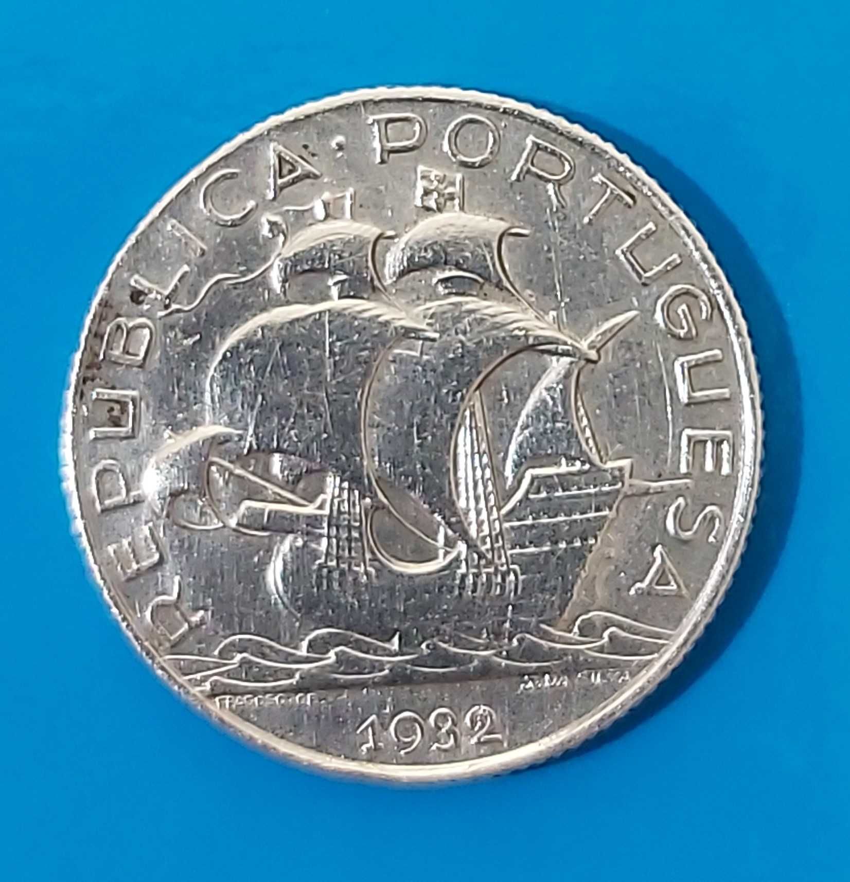 2$50 de 1932 Prata Republica Portuguesa