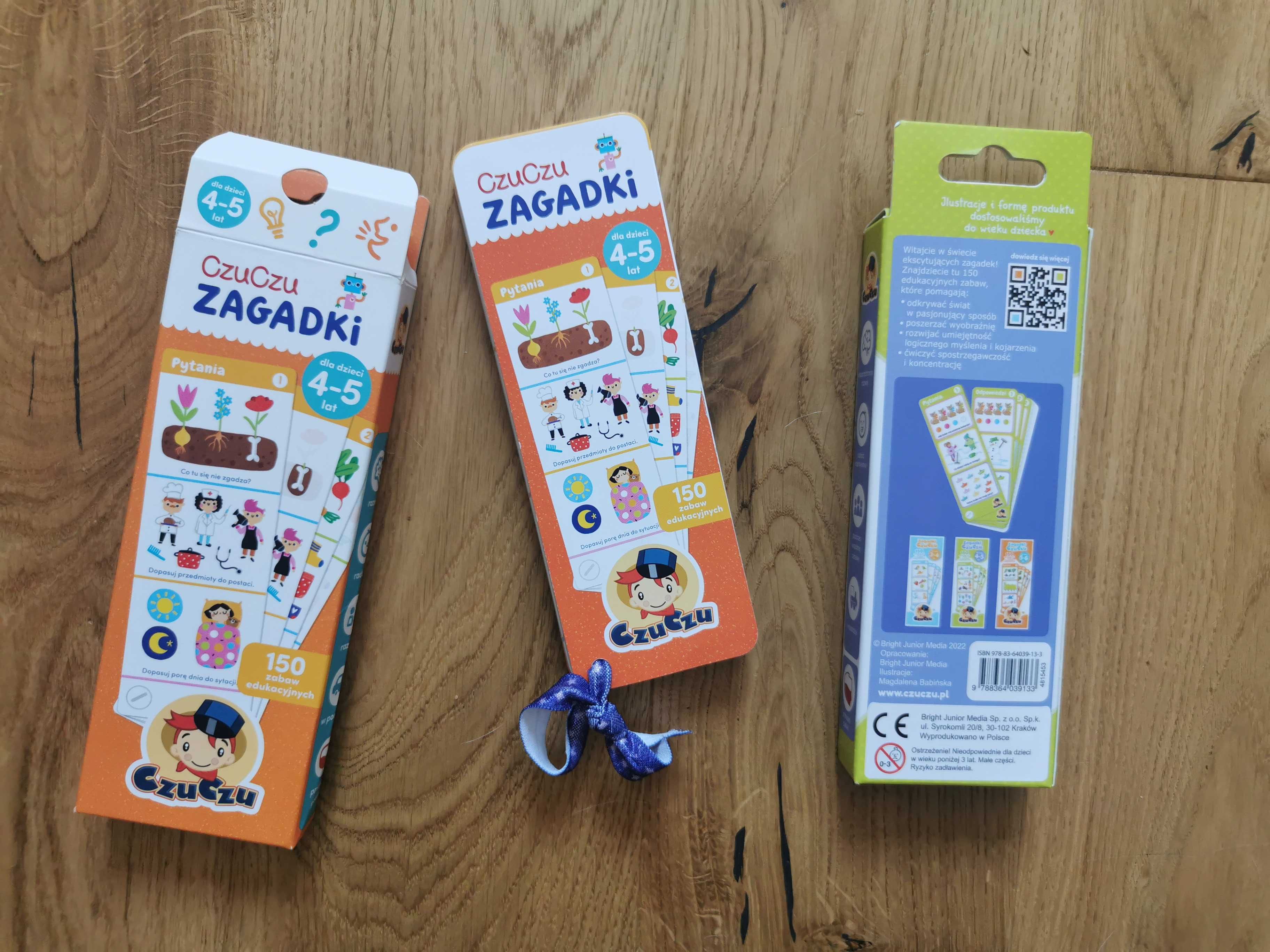 2 x Nowe zagadki CzuCzu 4 - 5 lat