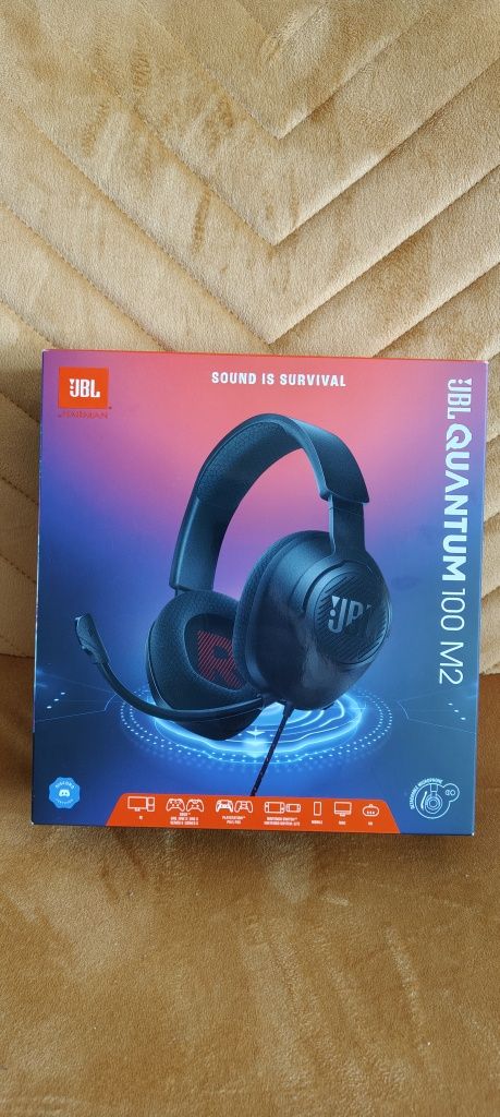 Słuchawki JBL Quantum 100 M2 Czarne nowe!!!