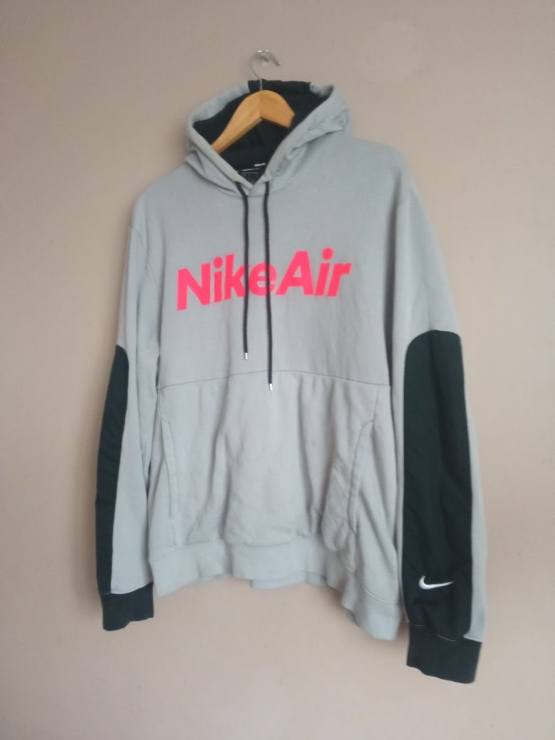 Szara bluza z kapturem Nike