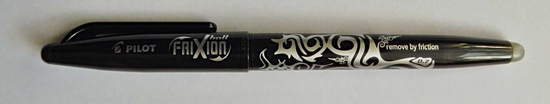 Długopis wymazywalny ścieralny Pilot Frixion 0,7 czarny + wkłady 3szt.