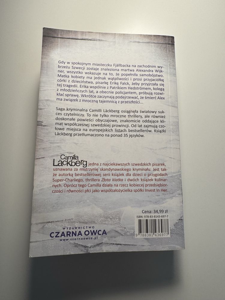 Księżniczka z lodu - Camilla Lackberg