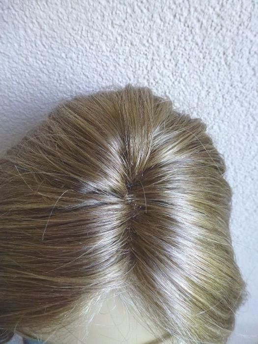 Новый парик 50% натуральные волосы YAFFA США средний блонд Jewel 18/24