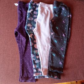 Legginsy 4 sztuki lekko ocieplane 92 H&M,So Cute